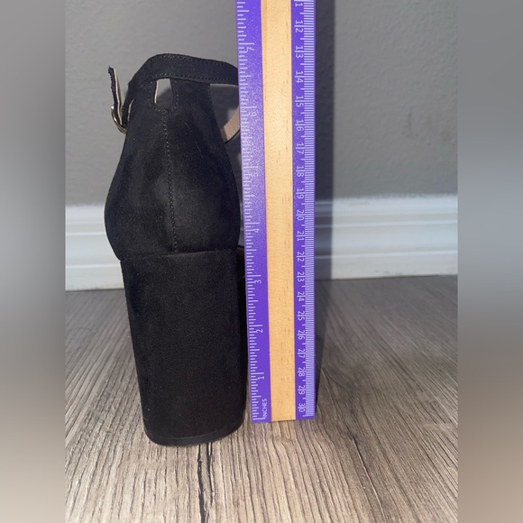 Kelly & Katie Black Block Heel Dress Shoes - Picture 8 of 8